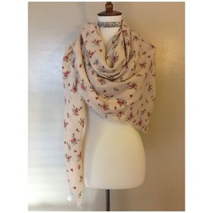 urban outfitters soft flower print scarf